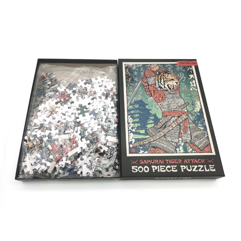 Free Sample Custom Personalized Super Hero Cartoon 1000pcs Adult Paper Jigsaw Brain Puzzle Game