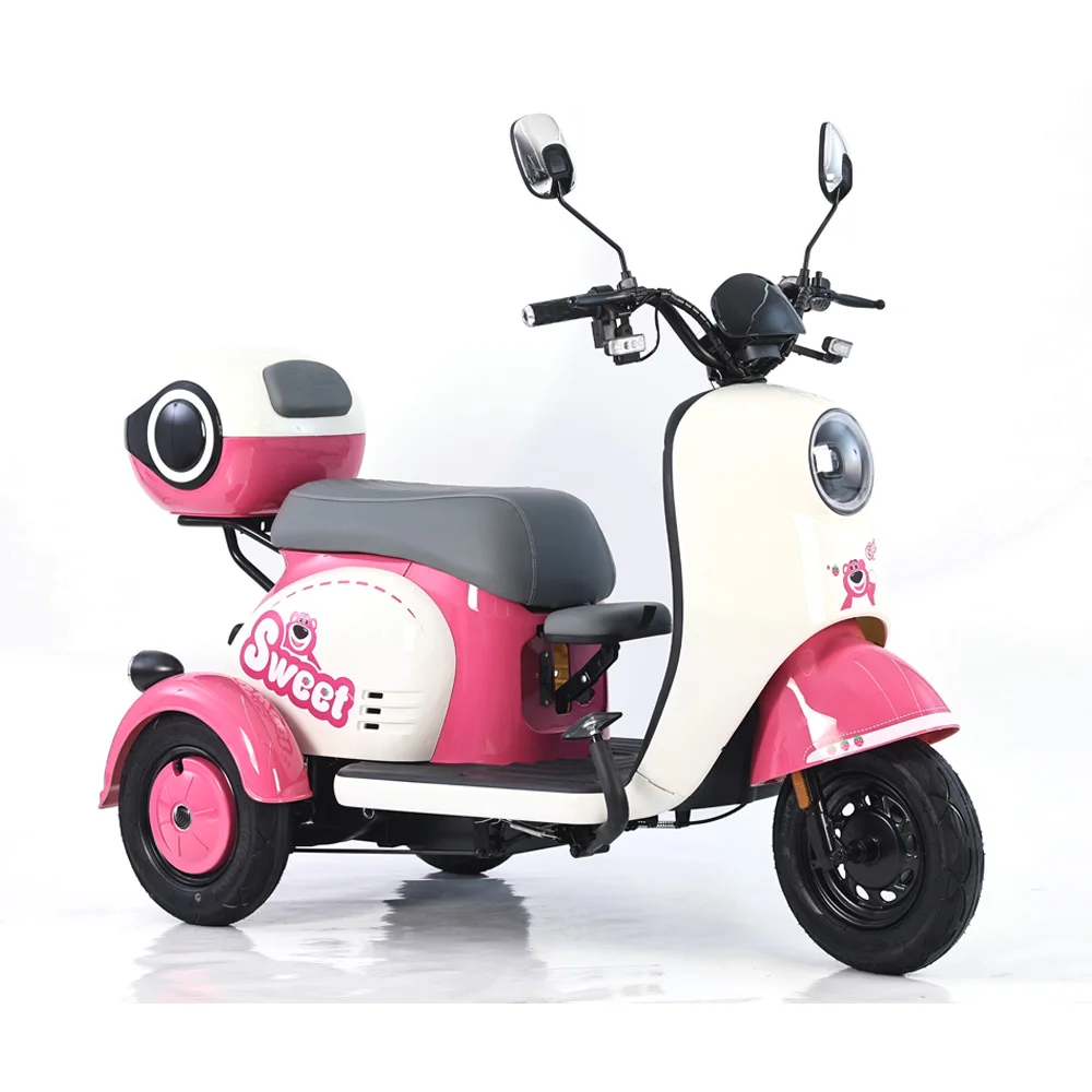 Wholesale 600W Electric Tricycle Bike Long Range Adults Electric Bicycle 3 Wheels Electric Scooter