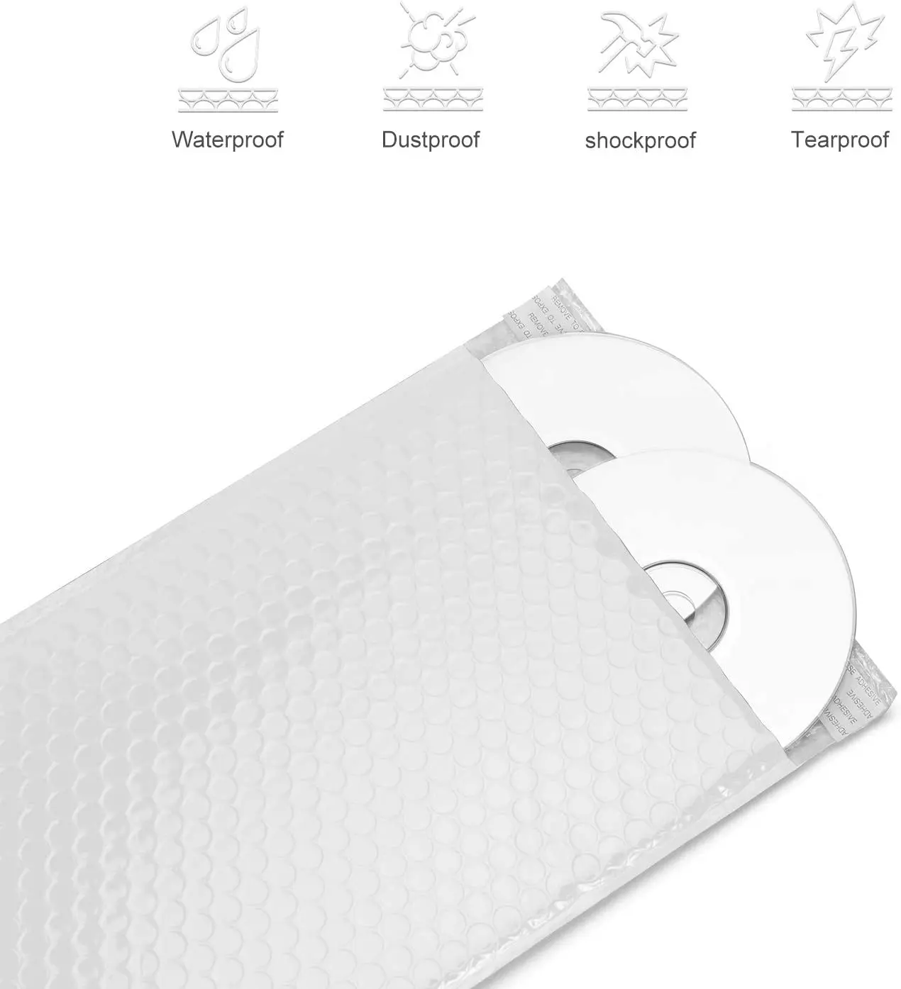 ZGCX Wholesale Custom Logo 9x12 Bubble Mailer Blue 6x9 Mini Bubble Mailer 6x9 Poly Bubble Mailers White Ready To Ship