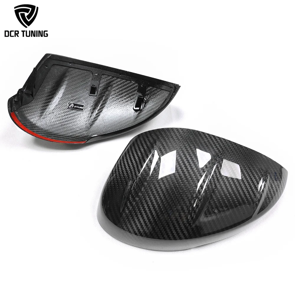 Civic Dry Carbon Fiber Wing Mirror Cover for Mugen Style for Honda 11th Gen Civic Rearview Mirror Casing w/hTurn Signal Cut