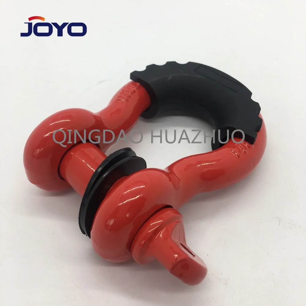 Hitch Receiver 4.75T Alloy Steel Drop Forged 3/4 Screw Pin Tow Shackle for Truck Jeep, ISO9001...