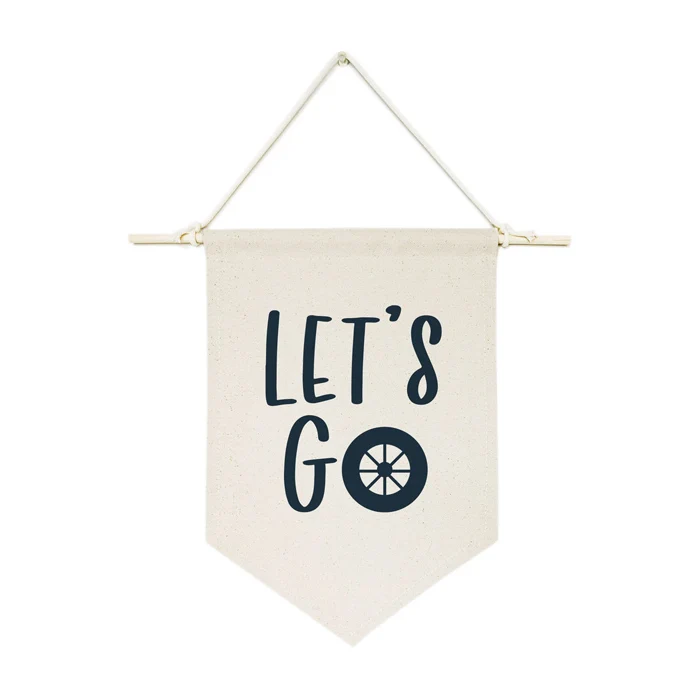Factory Directly Cheap Custom Size Logo Cotton Canvas Digital Fabric Printed Display Natural Wall Hanging Pennant Flag Banner