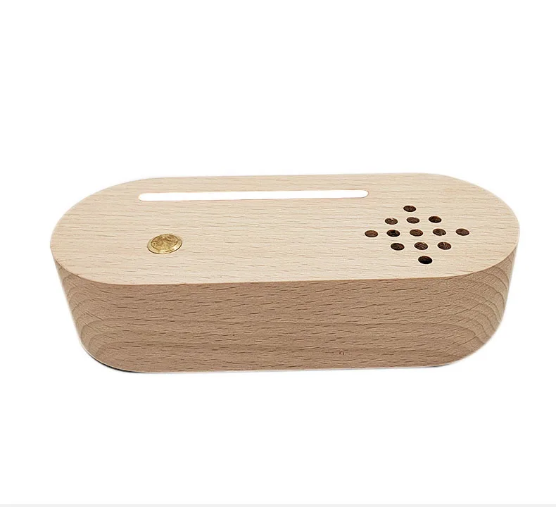Деревянная Bluetooth Musilc база Сделай Сам ночник USB Зарядка светодиодная основа деревянная Bluetooth Колонка световая база