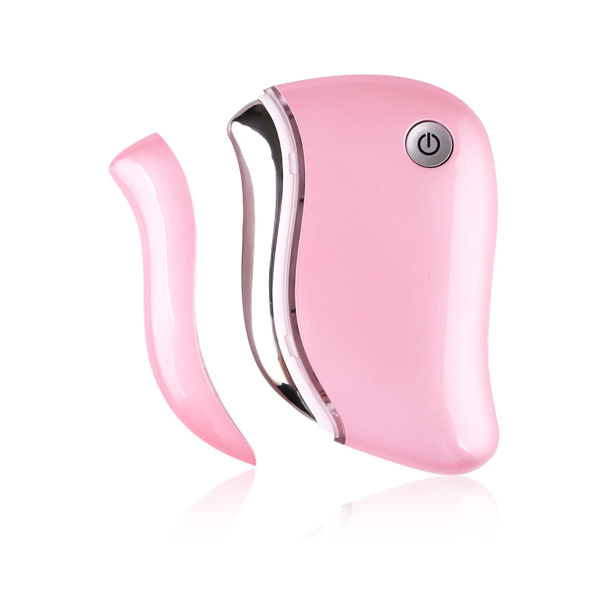 Wholesale Heated Board Guasha Facial Tool Pink Vibrating Gua Sha For Scrapers Face Massage