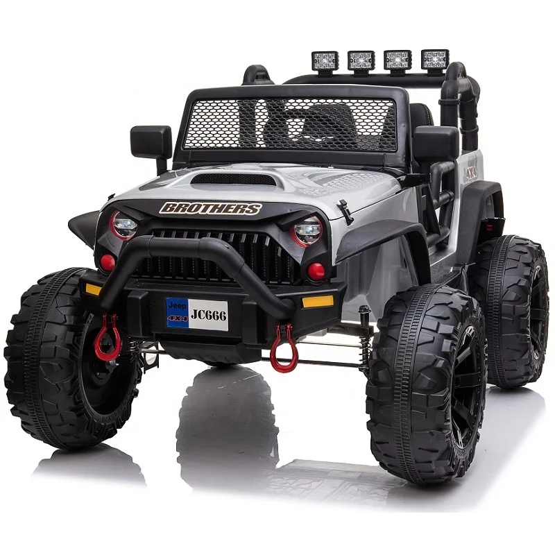 Дети младшего школьного возраста автомобили электрический ход на 12v с пультом дистанционного управления для детей 4X4 батарея для вождения автомобиля