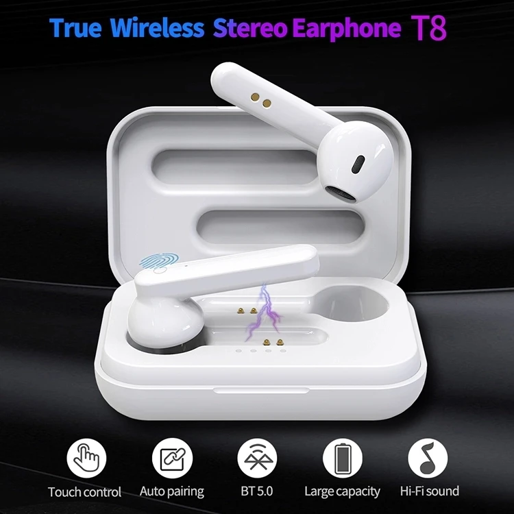 Good Selling Quiet Comfort Headphone Gaming Bluetooth Bt Wireless Tws F9 Best Free Sample Noise Cancelling Touch Control Earbud