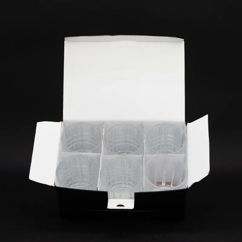 Heavy Bottom Old Fashion Glass Custom Round Whiskey Glass Tumblers