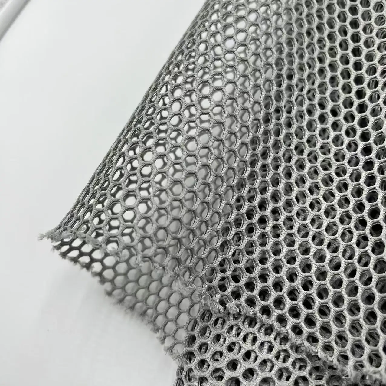 big hole mesh knitted fabric for sports Double layer net hollowing