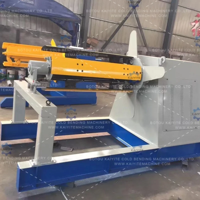 3 ton 5 ton 7 ton 10 ton steel coil decoiler manual or hydraulic for the roll forming machine