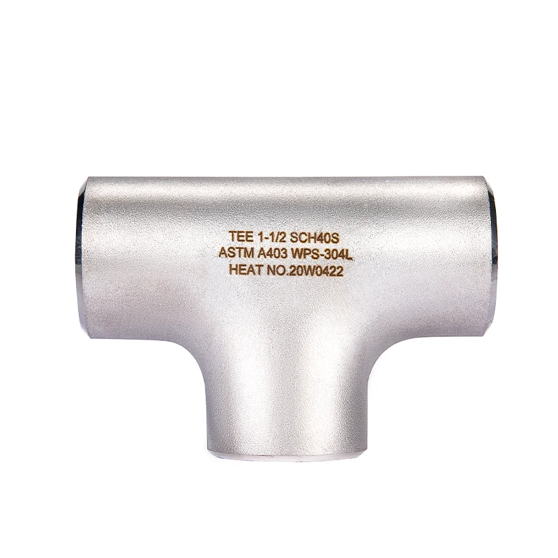 Stainless steel 304 316 furniture premium fitting tube equalizing tee stainless steel connectors