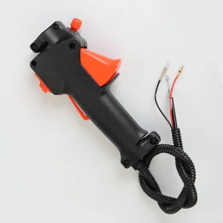 throttle switch for 63cc 52cc Ground drill, throttle harness two-punch cattle angle simple switch