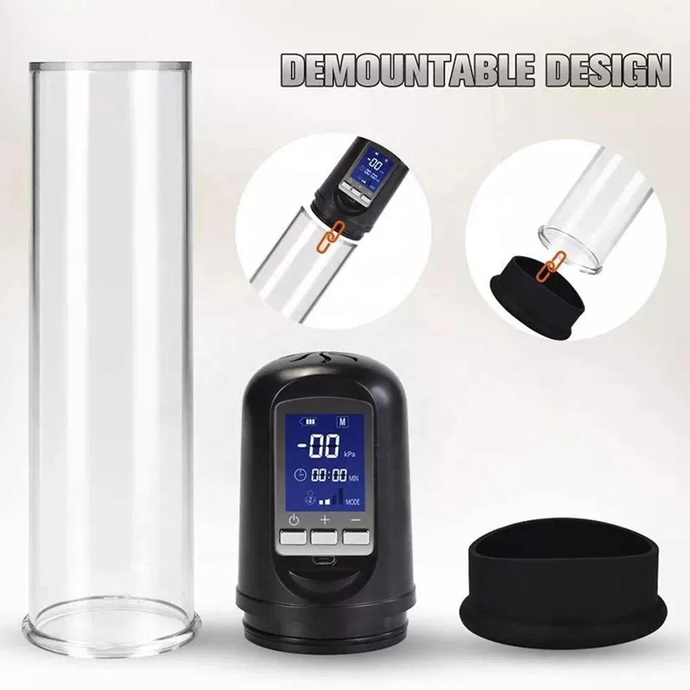 Penis Pump Penis Enlarger USB Rechargeable Electric Penis Enlargement Extender Vacuum Pump Sex Toys for Men