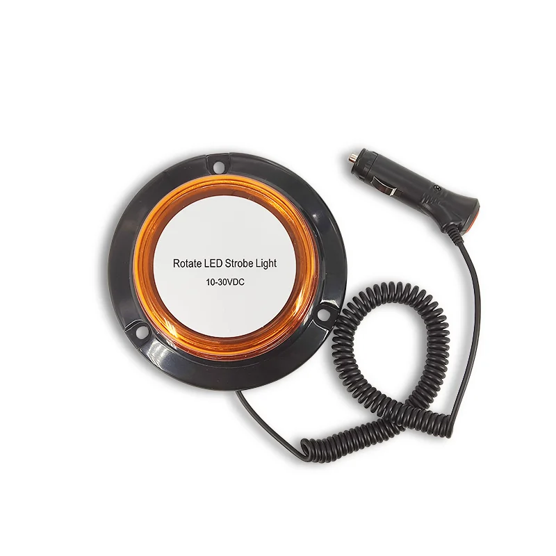 car accessories led flashing warning light led warning lamp rotate led strobe light rotate signal lamp