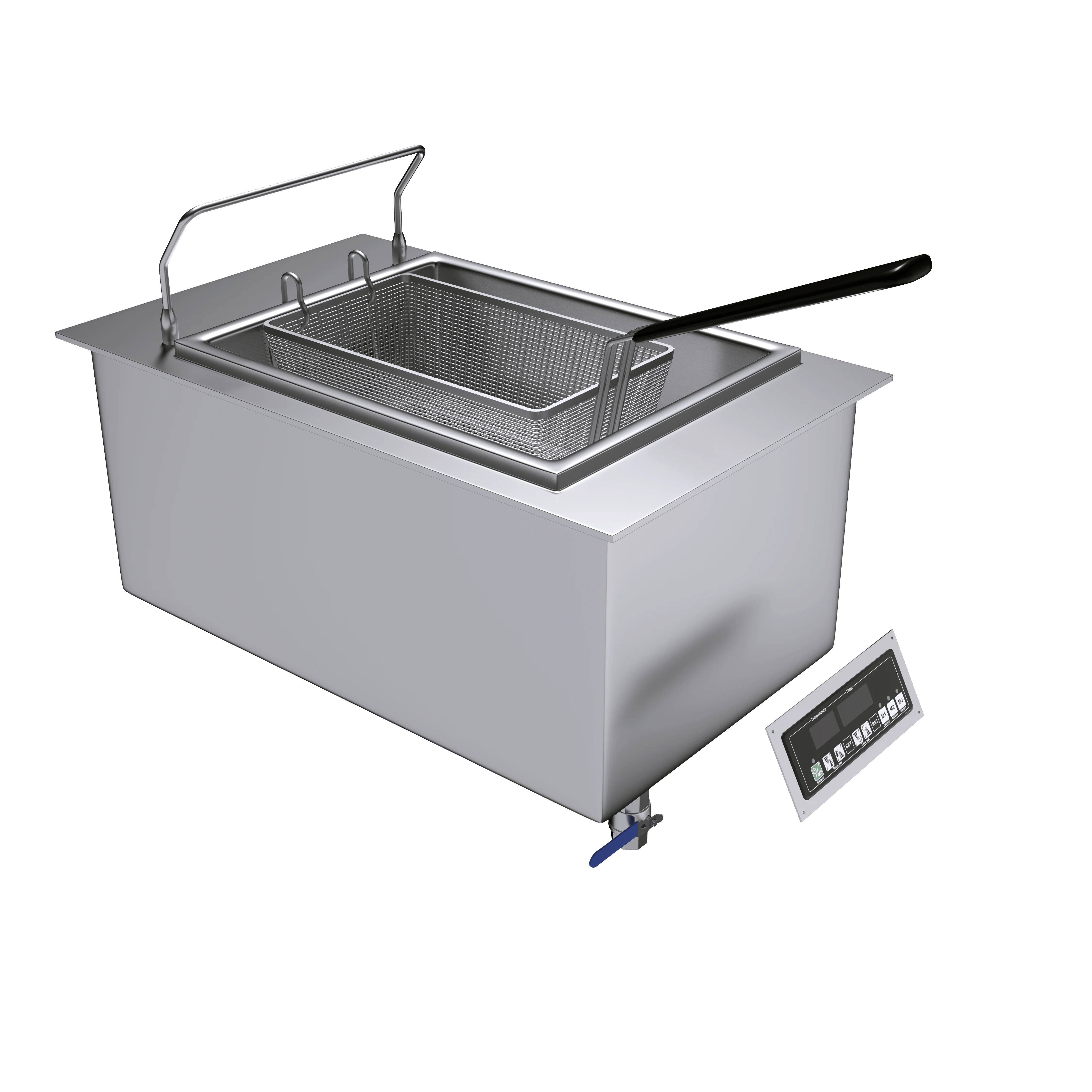 restaurant commercial built in deep fryer electric industrial fryer