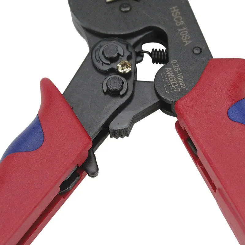 Tubular terminal crimping tools mini electrical pliers HSC8 10SA/6-4 0.25-10mm2 23-7AWG 6-6A 0.25-6mm2 high precision clamp set