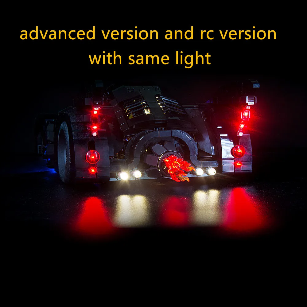 (Blocks NOT Included) Kyglaring LED Light Kit For Legos 7Superheroes 1989 Batmobile Car With Legos 76139