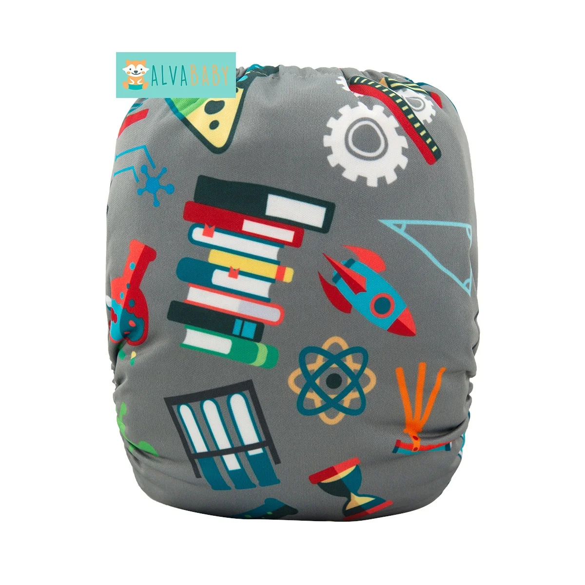 ALVABABY printed one size baby cloth diapers washable baby nappies in China