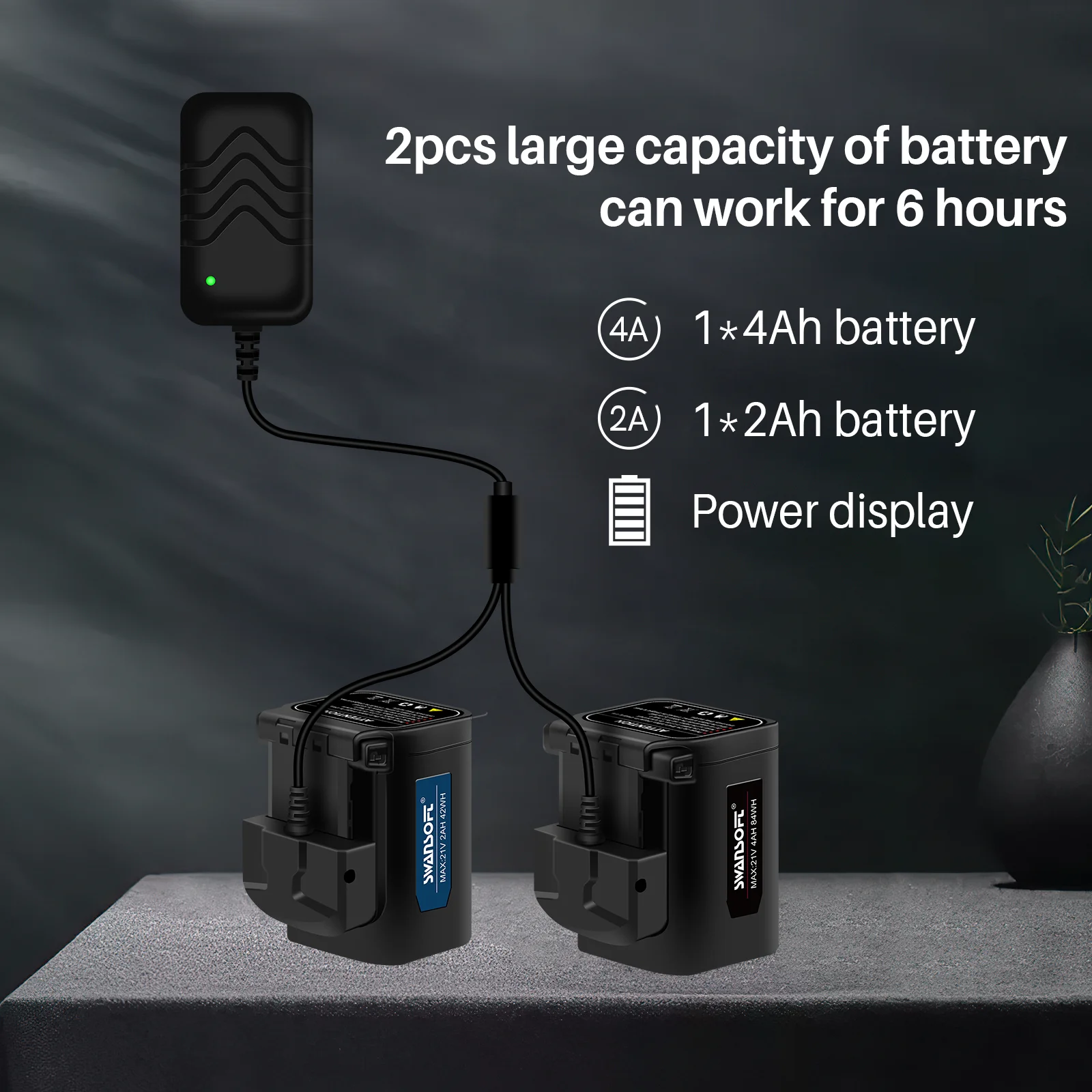 SWANSOFT Europe warehouse deliver 40mm electric pruning shears cordless garden scissors