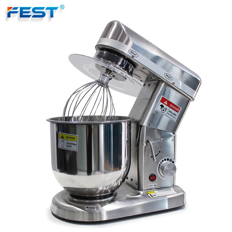 Электрический миксер из нержавеющей стали FEST высокое качество/многофункциональный кухонный настольный для еды/теста объем 10 л