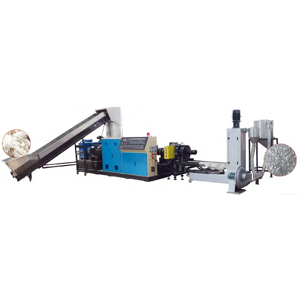 XIXIN recycling plastic hard PET crushing and washing production line plastic granulator machine price