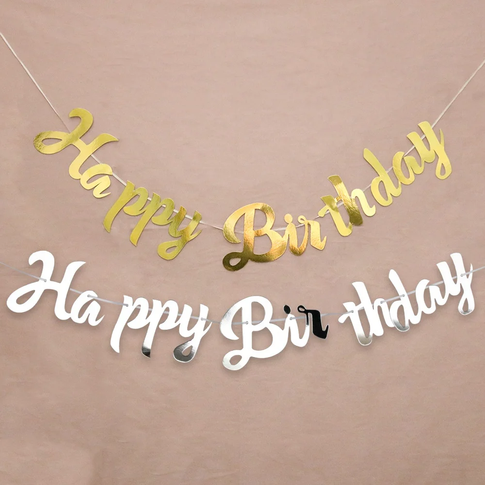 
Happy Wedding Hanging Bunting Banners String Streamer Flags Party SuppliB011 