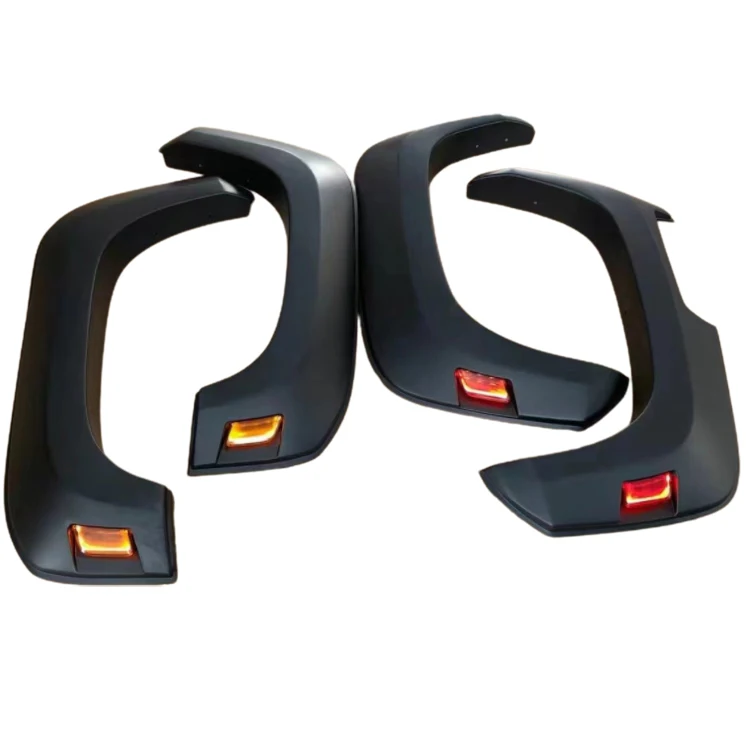 Лидер продаж, новейшие автомобильные аксессуары 4x4, полипропиленовая краска, черные крылья, вспышки со светодиодом для TRITON L200 2024