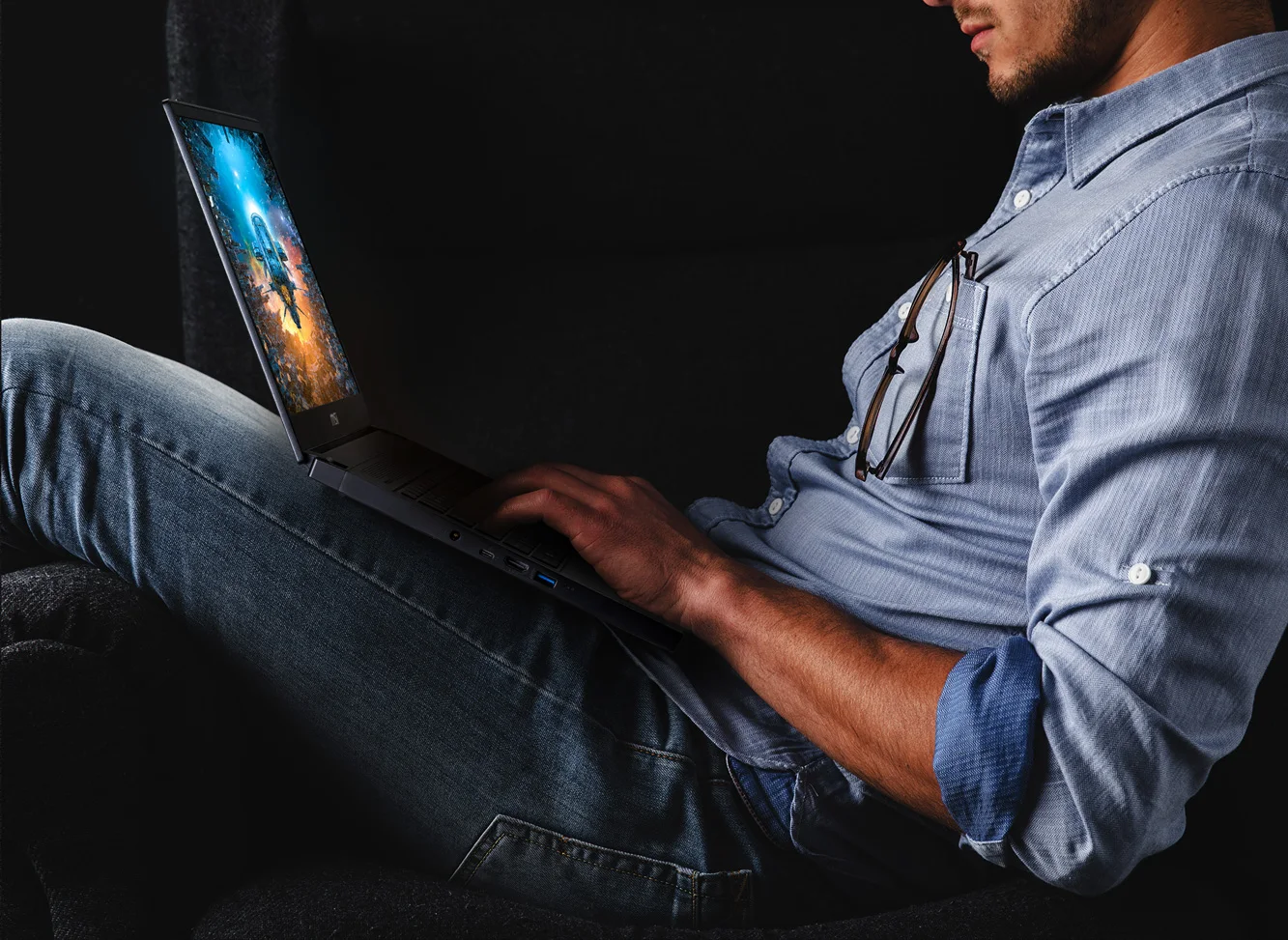 Genuine MS I GF75 Thin 10SCSR-029 gaming Laptops 17.3 inch FHD 120Hz i7-10750H GTX 1650Ti 8G 512G netbooks working computers