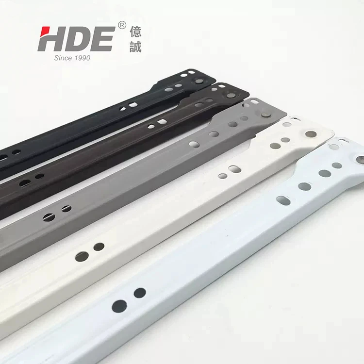 Heavy duty undermount drawer slide powder coated fgv type drawer slide