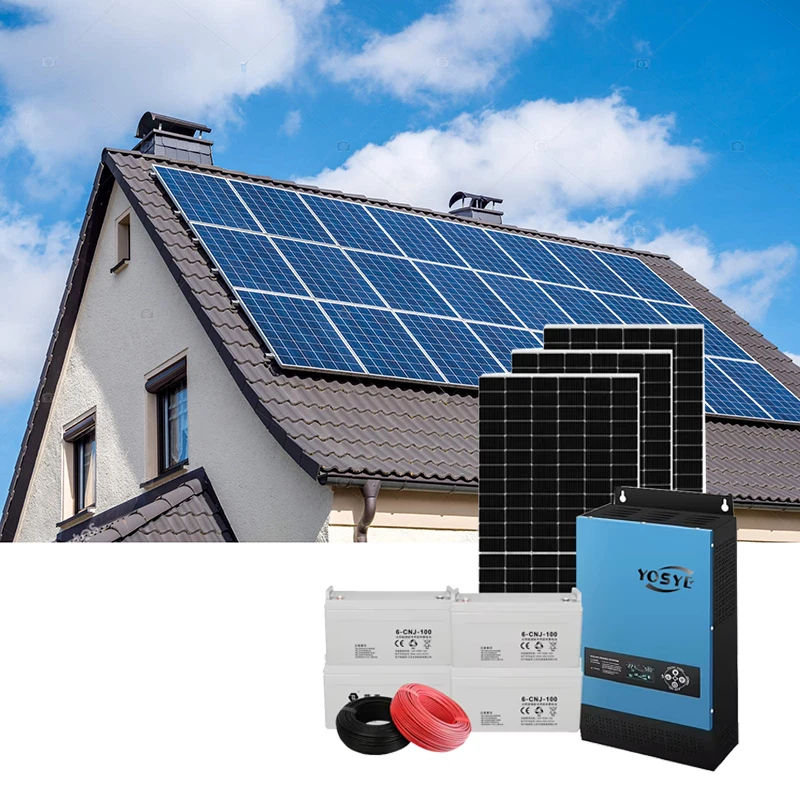 Easy Install 10kW DIY MPPT Off Grid Solar Power System For Remote Areas