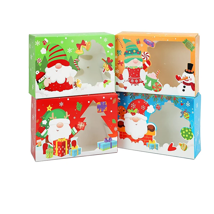 Custom Hight Quality Carton Folding Carton Holiday Fruits Box Christmas Gifts Christmas Apple Box