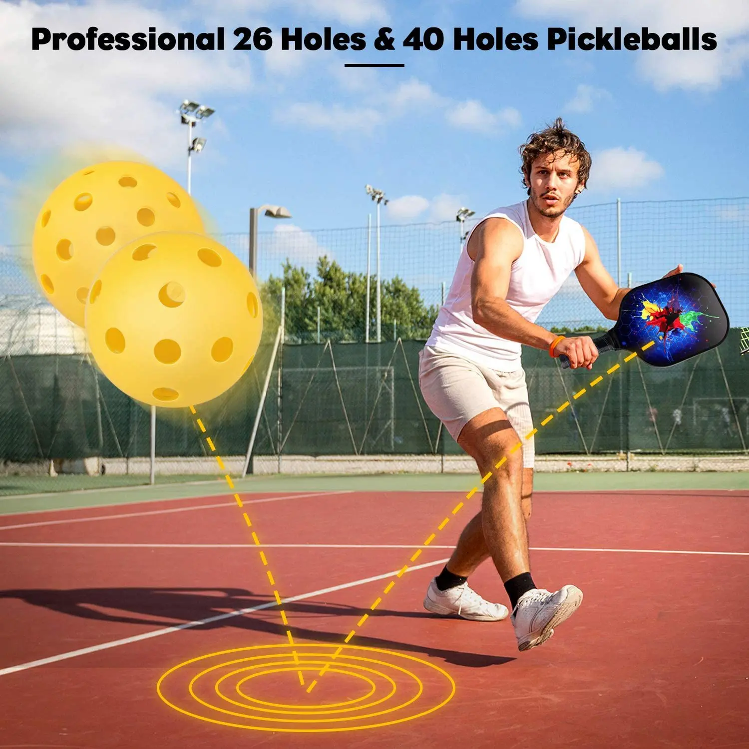 Pickleball Paddle Carbon Pp Honeycomb Graphite Pickleball Paddle High Quality Pickleball Paddle