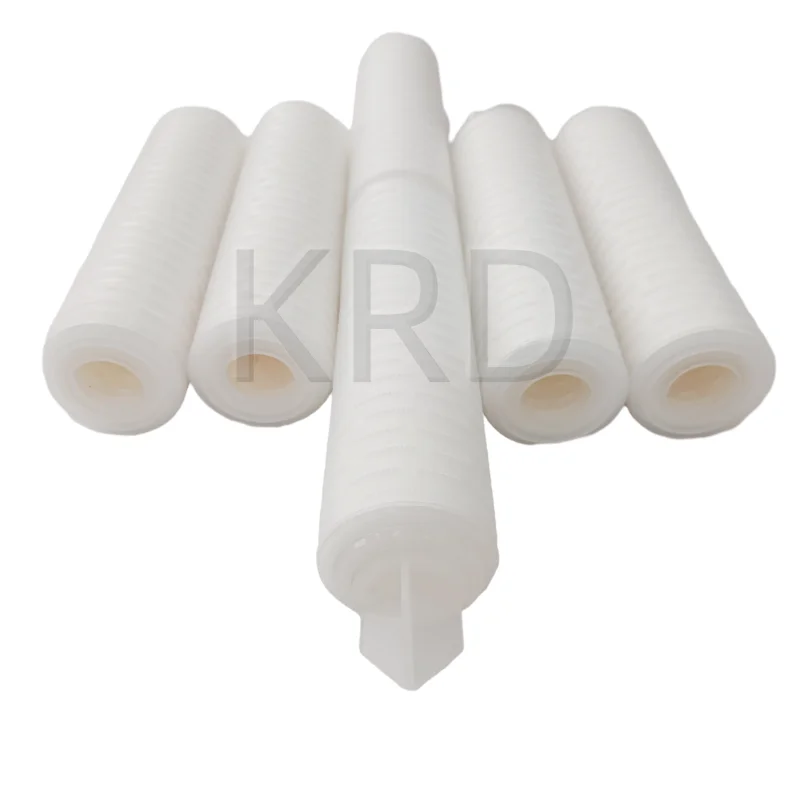 Filter manufacturer 022/0.45/0. 5 micron 10 inch PP/PES/PTFE pleated membrane water filter cartridge