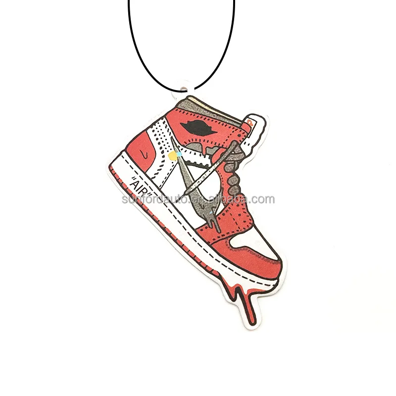 Custom Air Freshener Blanks for Car Perfume custom car sneaker air freshener hanging
