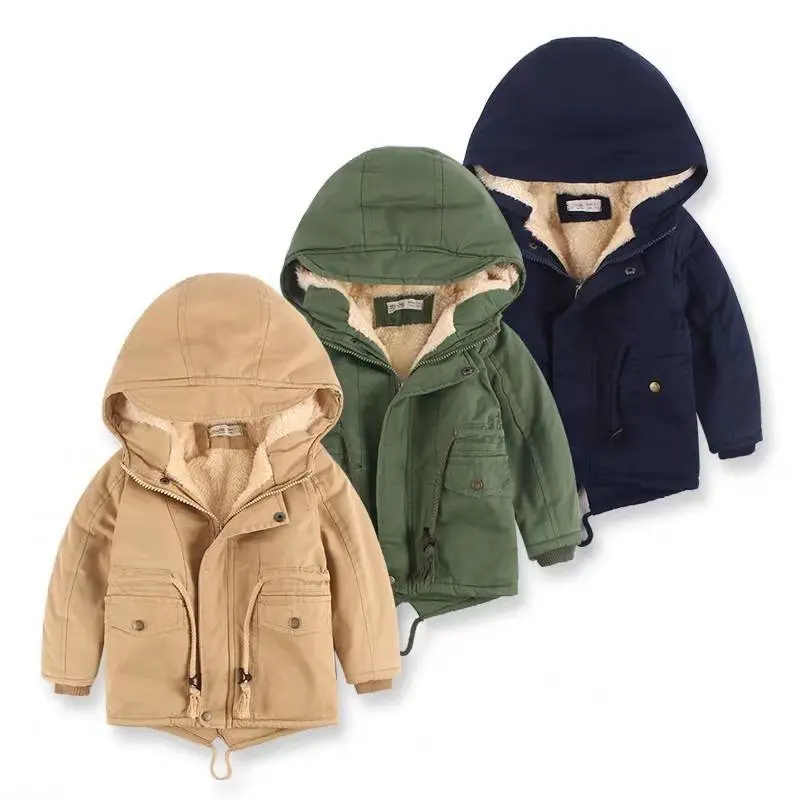 
Girls Lightweight Padding Jacket With Hood Girls and Boys Candy Color Warm kids down jackets 