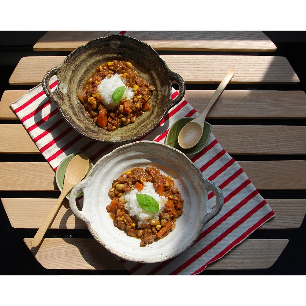 Japanese cheap ceramic cereal bowl with colorful floral designs