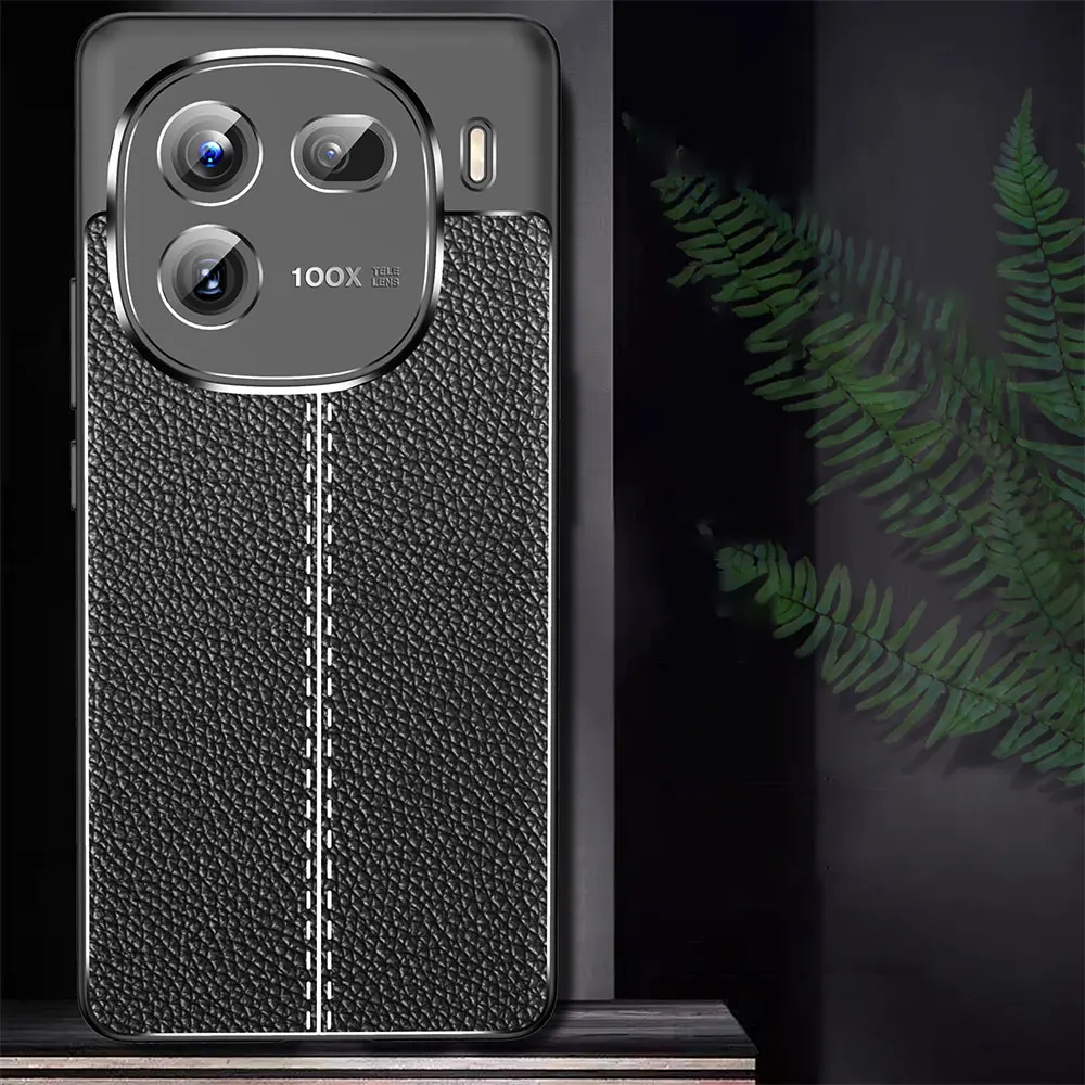 WLONS WLS34 Drop Proof Camera Lens Protection Lychee Pattern Skin Friendly Mobile Tpu Phone Case For Vivo 12 Pro