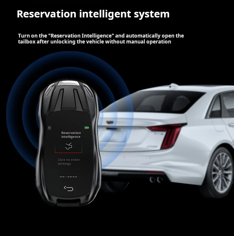 The new LCD key is suitable for modified smart car keys such as B M W, Au di and Ben tley