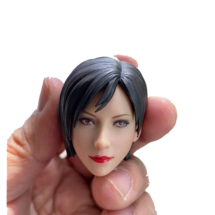 Custom car accresories bobble figurines hair styling doll european head sculpt 1/6