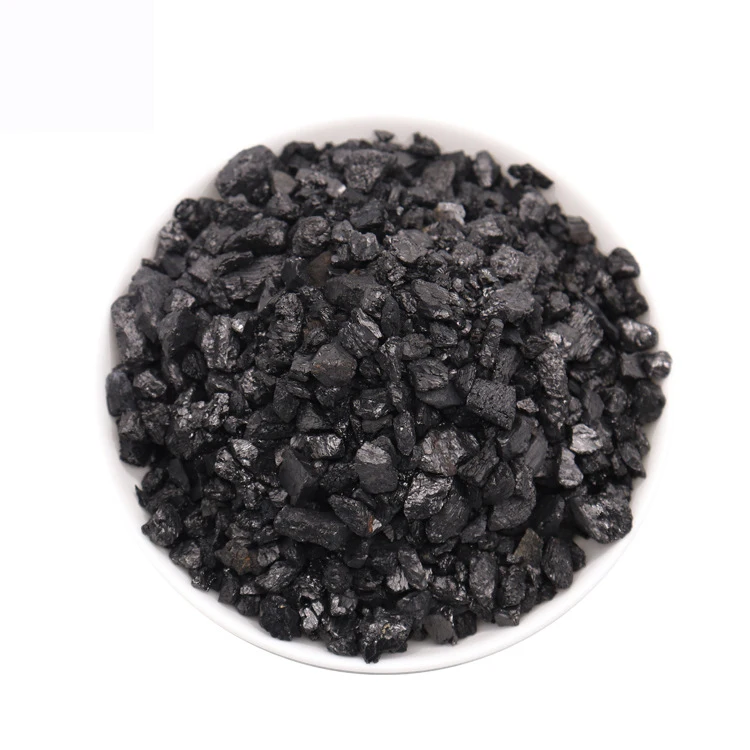 Coal granular activated carbon filter water for oil sweetening catalysts
