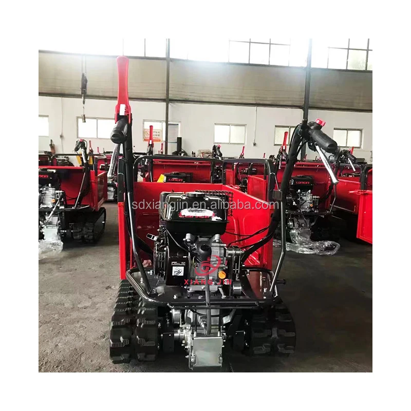 High Quality Export Mini Truck All-Terrain Crawler Chassis Transporter Right Hand-Pushed Small Handling Crawler Truck New