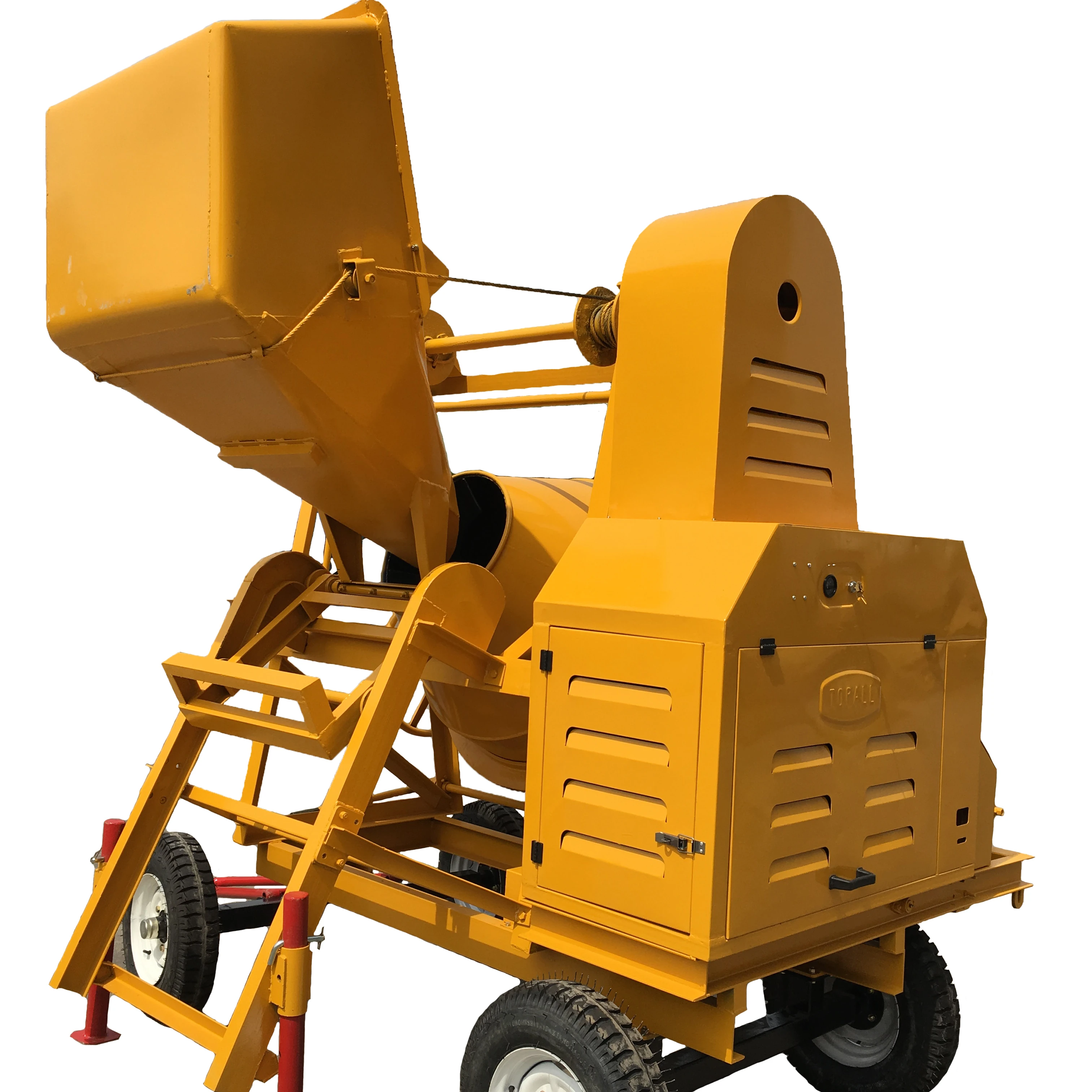 
Containerized North Africa Market Diesel Engine Drive Cement Portable Concrete Mixer For Sale With Low Prices 
