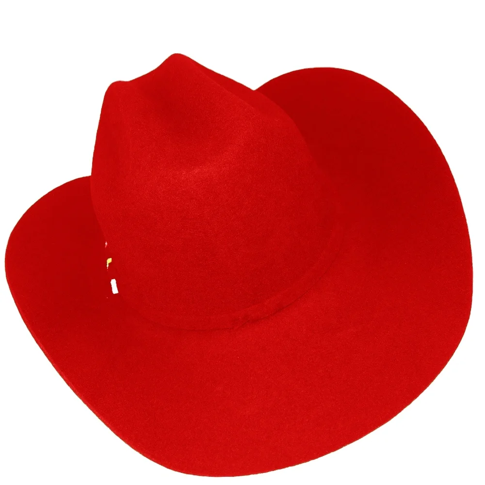 Wholesale Fashion Woman Tibet Felt Hat Cheap Felt Cowboy