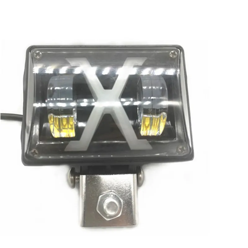 ATV  UTV Blue White Flood Beam Off-road 27W LED Work Daytime Running Light