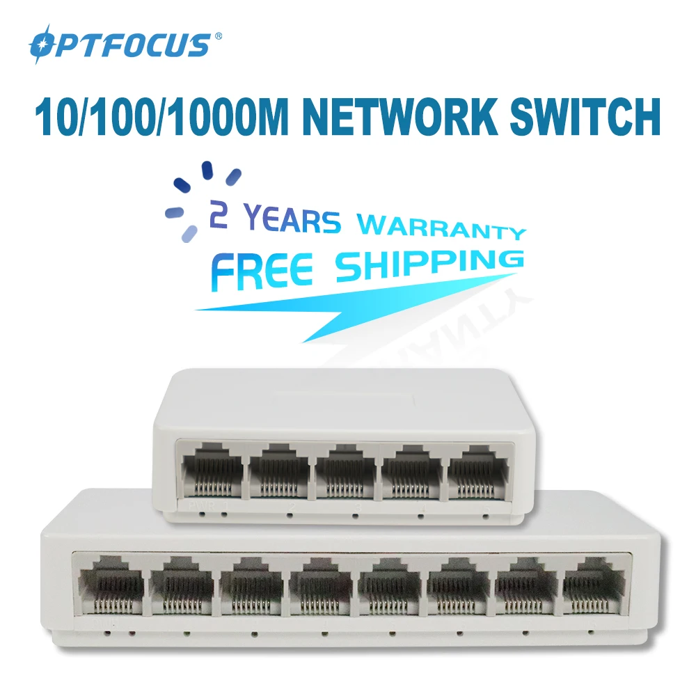 5 Port Gigabit Network Switch 10/100 / 1000Mbps Ethernet Switch Adapter Fast RJ45 Ethernet Switcher LAN Switching Hub