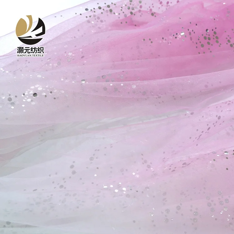 Сетчатая фольга в горошек меняющая цвет блестки тюль сетчатая ткань мелкие точки