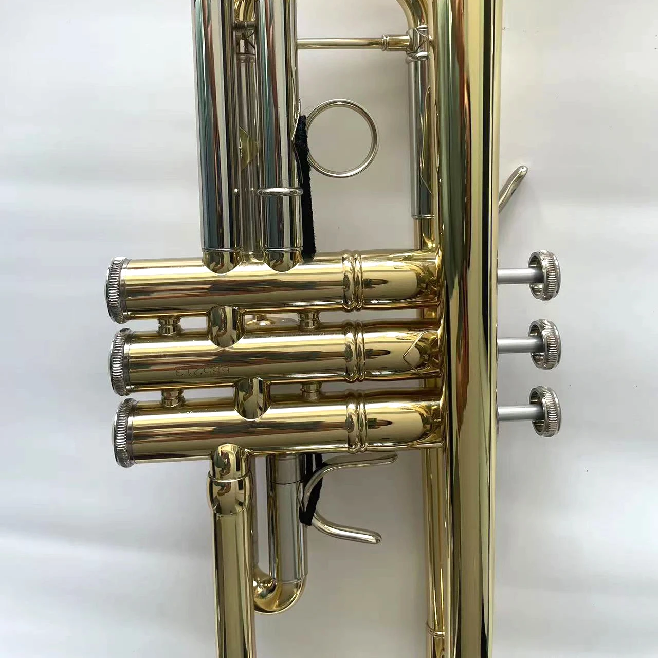 Manufacture production new model higher standard C gold lacquer trumpet