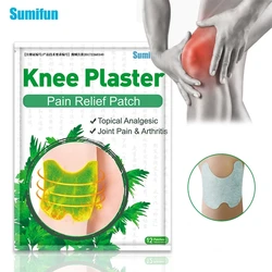 Herbal Extract Wormwood Analgesic Stickers Rheumatoid Arthritis Treatment Sumifun Plaster 12pcs Knee Joint Pain Relief Patch