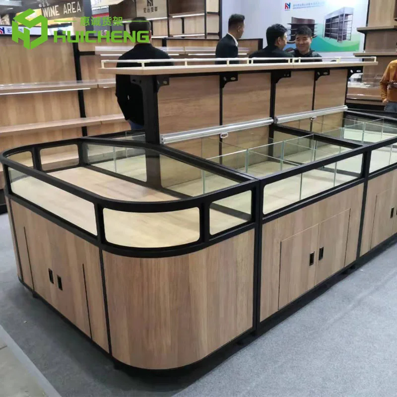 Customized supermarket heavy duty  Rice Grain Rack snacks display stand dried fruit display rack