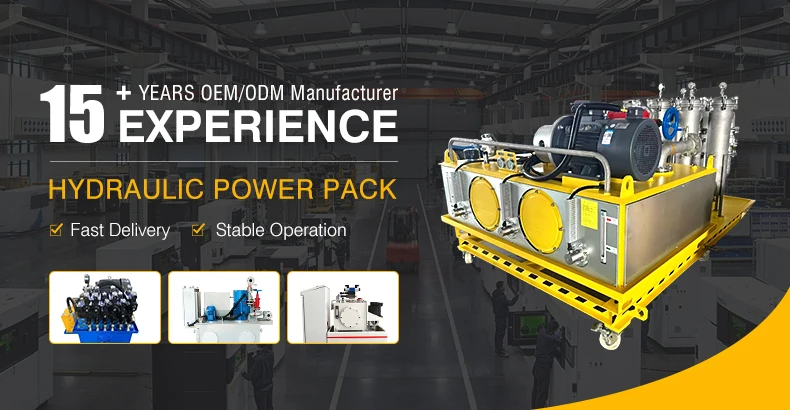 Shredder hydraulic power pack and hydraulic system for shredder hydraulic power unit