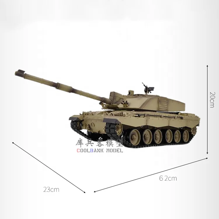 Henglong 3908-1 PRO 1/16 British Challenger 2 Battle RC Tank 2.4Ghz Military Smoke Sound Radio Remote Control Tank Model Gifts